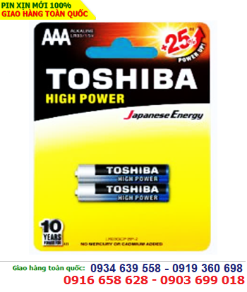 Toshiba LR03GCNN BP2; Pin đũa AAA 1,5v Toshiba LR03GCNN BP2 chính hãng /Loại vỉ 2viên 